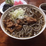 手打ち大石田そば　きよ - 鳥そば大盛 ¥900