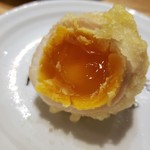 天ぷらスタンド KITSUNE - トリュフ香る半熟たまご