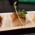 旬菜食彩かべや - 穴子の棒寿司