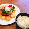 肉食家さんのハンバーグ にくきゅうグリル