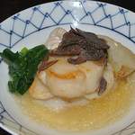 たいまん - ホタテと白子の焼き物