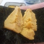 新島水産 - 赤ウニ　まずは塩で