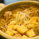 馳走飯屋 成佑 - 鴨つみれそば¥800。ダシのよくきいた、さらっとやさしい一杯。