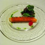 レストラン コートドール - タスマニア産サーモンのお菓子仕立て