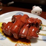 鳥田中 - レバーと、あれっ？ฅ•ω•ฅｺﾞﾛﾆｬﾝ