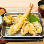 天はな - 天ぷら7種定食1000円