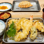 天はな - 天ぷら7種定食1000円