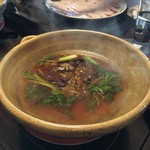 比良山荘 - キノコ投入