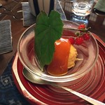 比良山荘 - 柿のアイス