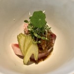 イチリン ハナレ - 鰤 玉ねぎと黒酢のソース2