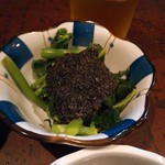 波浮港 - 明日葉のゴマ和え