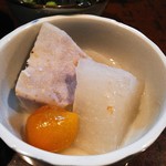 波浮港 - 大倉大根・小頭(里芋)・金柑の柚子煮