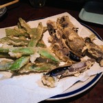 波浮港 - 天ぷら　いんげん・細茄子