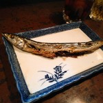 波浮港 - くさや焼き　サンマ