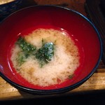 波浮港 - あおさの味噌汁