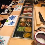 Sushi Uchida - コース以外にもイカの塩辛と牡蠣をこっそり頼みました！とっても美味！