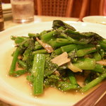 水蓮 - アスパラ菜の炒め
