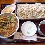 Teuchi Soba Onuma - ランチセット・せいろとかき揚げ丼