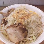 あぶらそば+大盛り+ほぐし豚（700円+100円+100円）