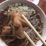 手打ち大石田そば　きよ - 若鳥肉アップ