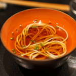 秋田牛鉄板焼 銀座五明 - 佐藤養助の稲庭うどん