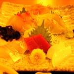 魚の蔵 - 刺身五種盛り（2018年12月）