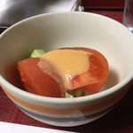 ビーフステーキ専門店　ひよこ - 最初に出てくるサラダ