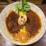 SPICY CURRY 魯珈 - 2種カレー(ビーフジンジャーマサラ、ラム)＋るうろう煮玉子 