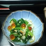 八幸 - 壬生菜とハモ皮とイクラ 昼膳