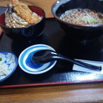 Essaan Suzakaya Soba - 天丼とかけそばセット800円