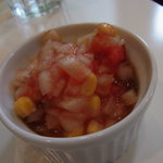 カレーの店 マボロシ - 【2011.10　再訪】　福神漬の代わり（サラダとしても美味し！）