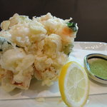 手打ち蕎麦 ふかさわ - かき揚げ500円