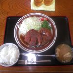 安国屋 - ポークステーキ定食