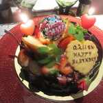 日本料理 TOBIUME - マイレビさま、お誕生ケーキ