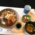 花のゆめ - こちらは甲羅なしでセイコガニ丼