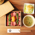 Tamura beef roast beef sea urchin ju