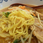 若水 - みそラーメン（麺）