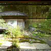花垣 - ガラス越しのお庭