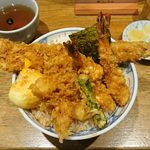 日本橋 天丼 金子半之助 - 江戸前天丼(980円)ご飯大盛り(+100円)