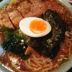 Ramentaishou - 大将麺醤油750円 中太麺