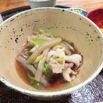 心根 - 食事　伊賀産猪すき煮