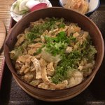 割烹 みや古 - たっぷりの浅蜊とお揚げ