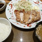 Yayoi Ken - 鶏もも一枚揚げ定食