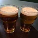 IRISH PUB CELTS - よなよなエール620円　ブルックリンラガー620円