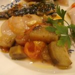 ラ・カパンニーナ - 前菜：ホタテ貝とナス