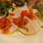 ラ・カパンニーナ - 前菜：鶏トマトソース