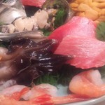 おやじ - 刺身アップ