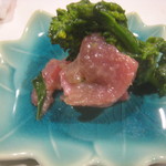 うを徳 - 鮪・菜の花の酢味噌和え