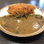 カレーハウスココイチバンヤ - 手仕込みカツカレー＋ほうれん草（2018.12）