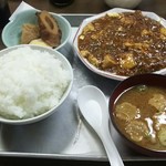 丸二食堂 - 丸二定食 日替り 麻婆豆腐